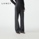 子女 LANCY 裤 朗姿2025冬新款 简约百搭通勤长裤 老钱风羊毛直筒西装
