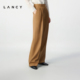 气质复古直筒西装 朗姿2025年冬新款 女 通勤长裤 纯羊毛 裤 LANCY