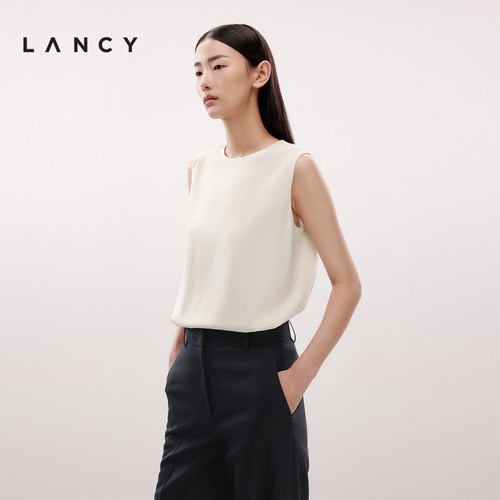 直身廓形 基础圆领 无袖设计