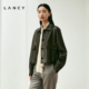 朗姿2025冬季 LANCY 新款 油蜡高端立领短款 真皮衣女 时尚 羊皮革