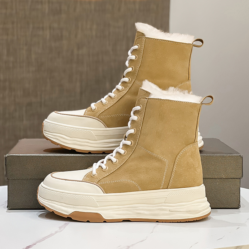 雪地靴女冬季加绒保暖大棉鞋