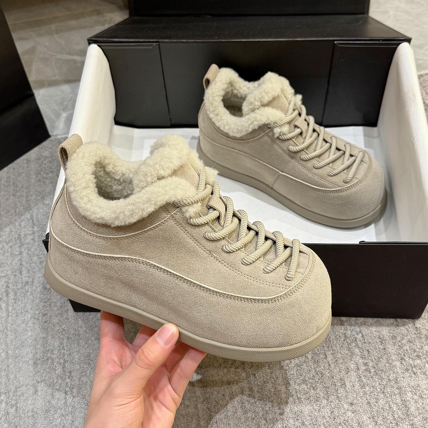 雪地靴女款2025新款冬季女鞋加绒