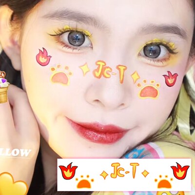 演唱会妆容纹身贴脸贴定做