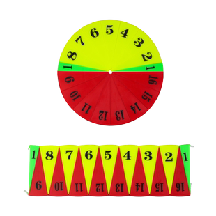 磁性16等分圆面积 圆周率计算公式推导演示模型小学数学教具学具 等分分割圆盘教具学具教学仪器大号直径20cm