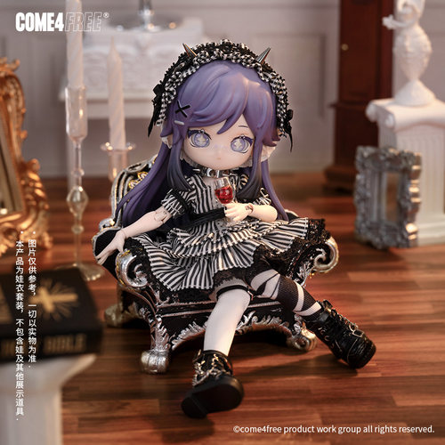 条纹派对娃衣12分OB11玩偶