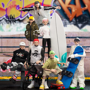 COME4ARTS极限运动潮玩人偶手办关节可动公仔玩偶盲盒摆件礼物