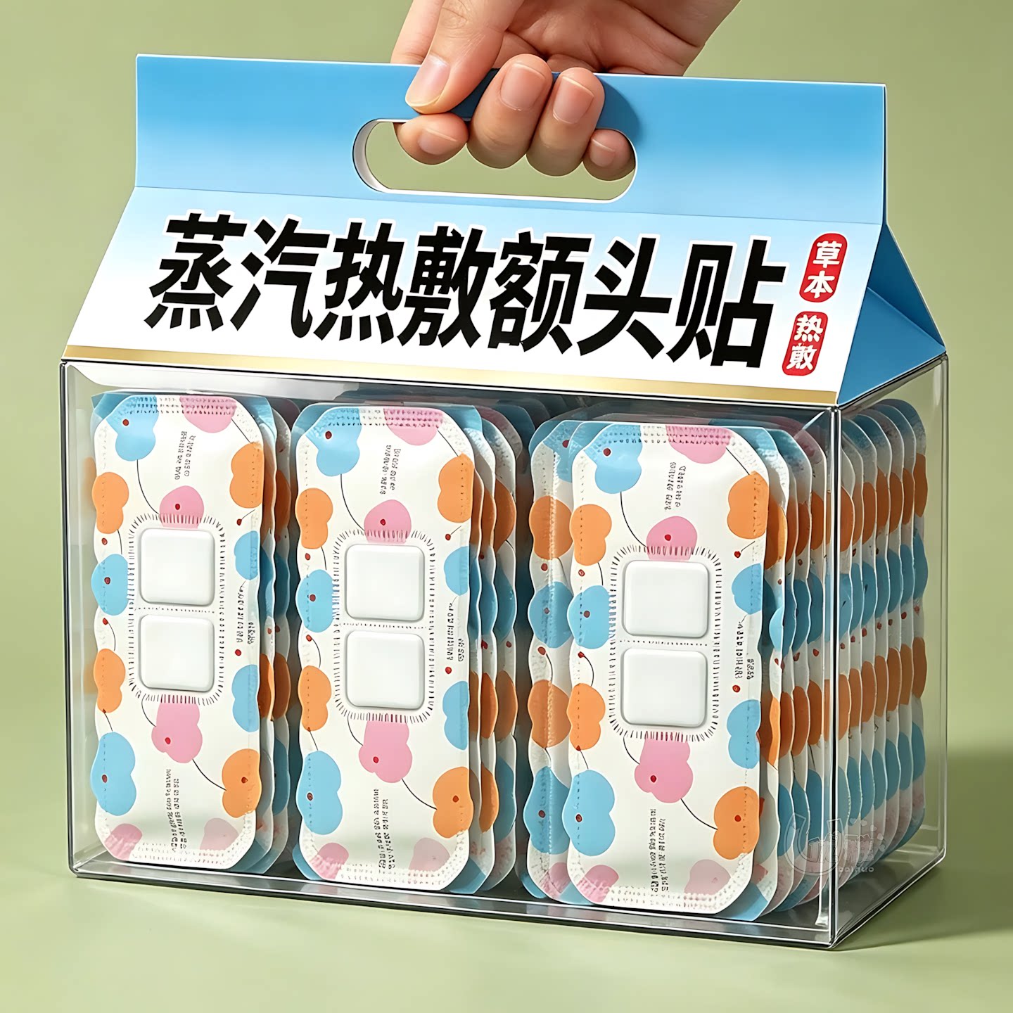 护额贴睡觉办公不移位头部保暖贴