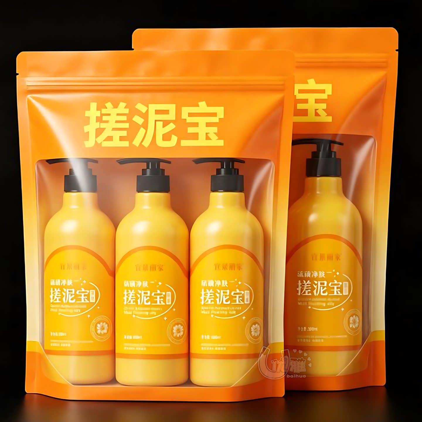 男士女士硫磺搓泥宝去污搓澡膏