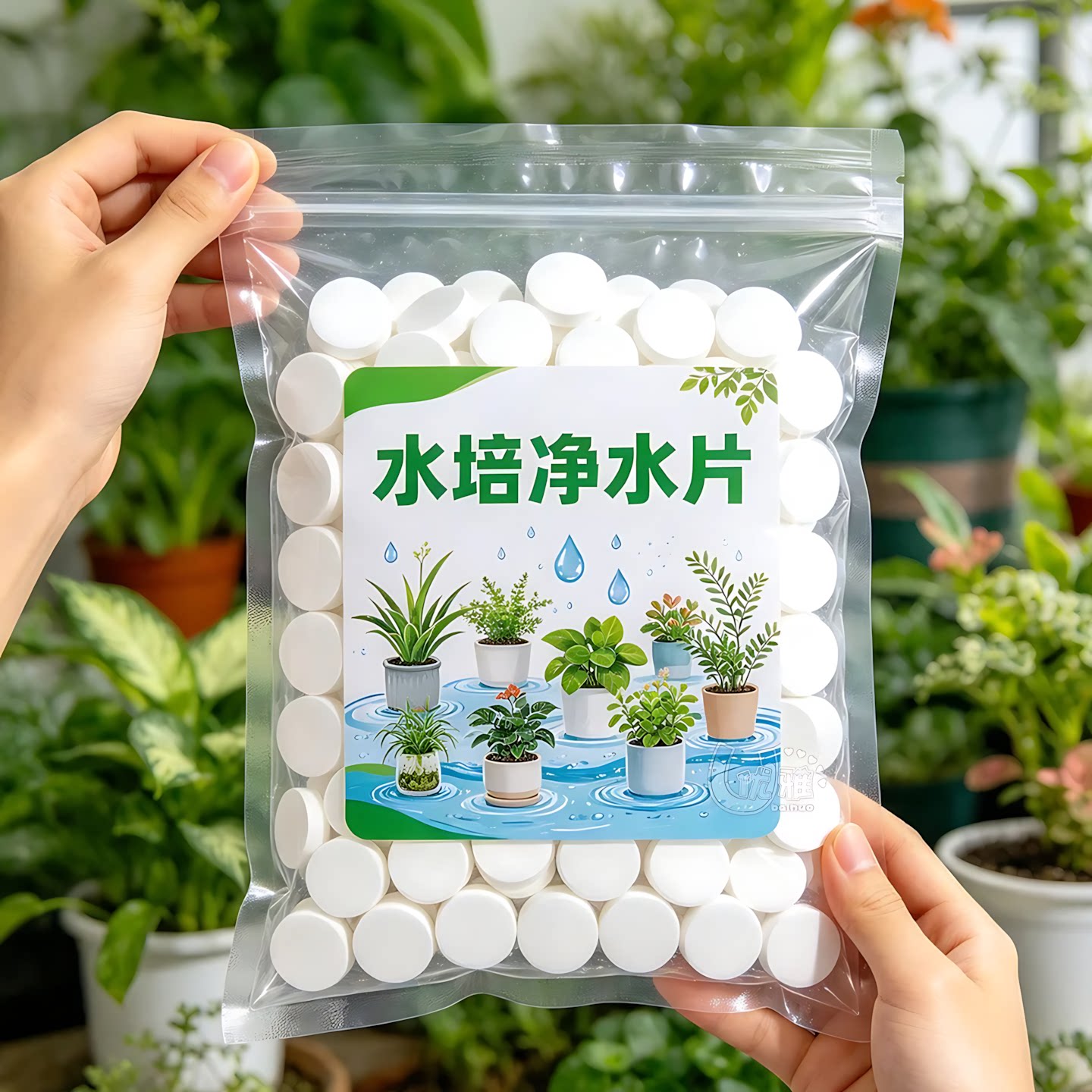 水培净水片养花清水护根营养液片