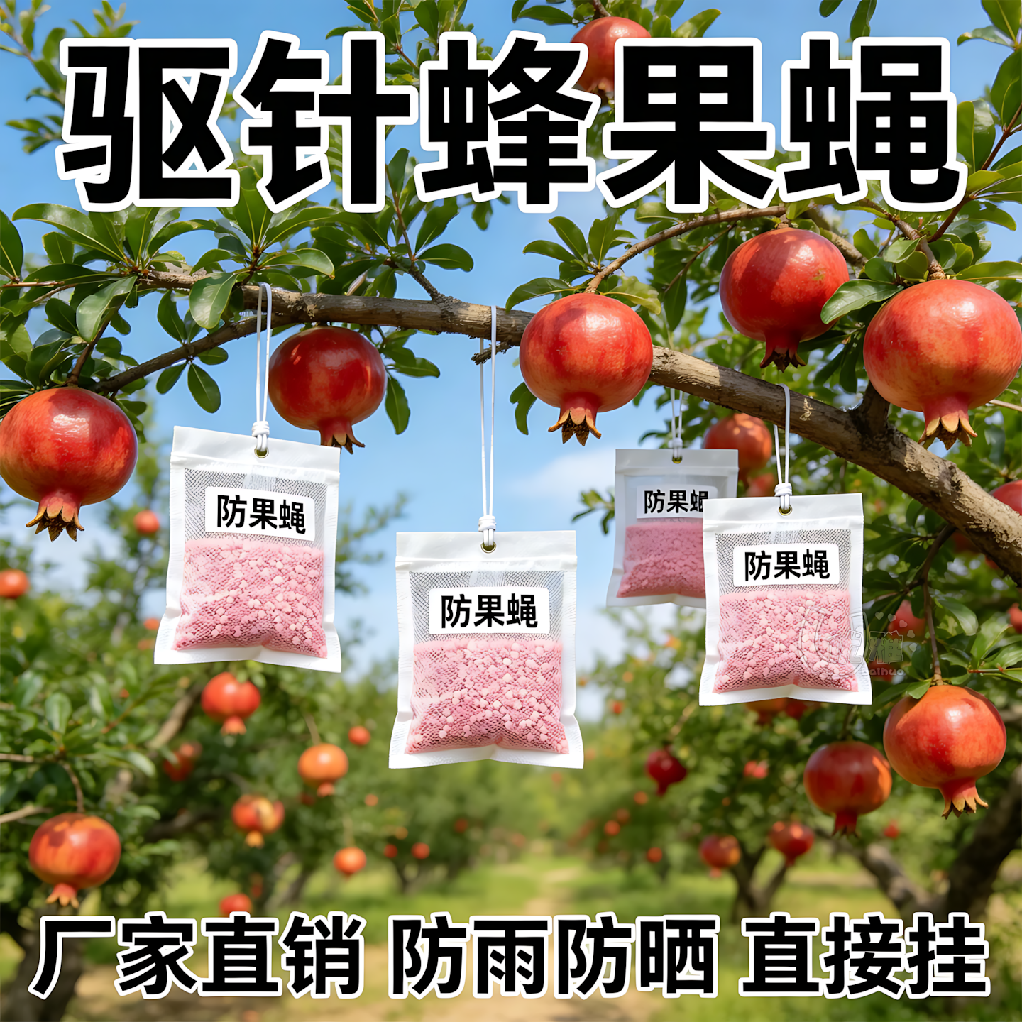 果蔬区驱蝇包针对性驱赶果蝇飞虫