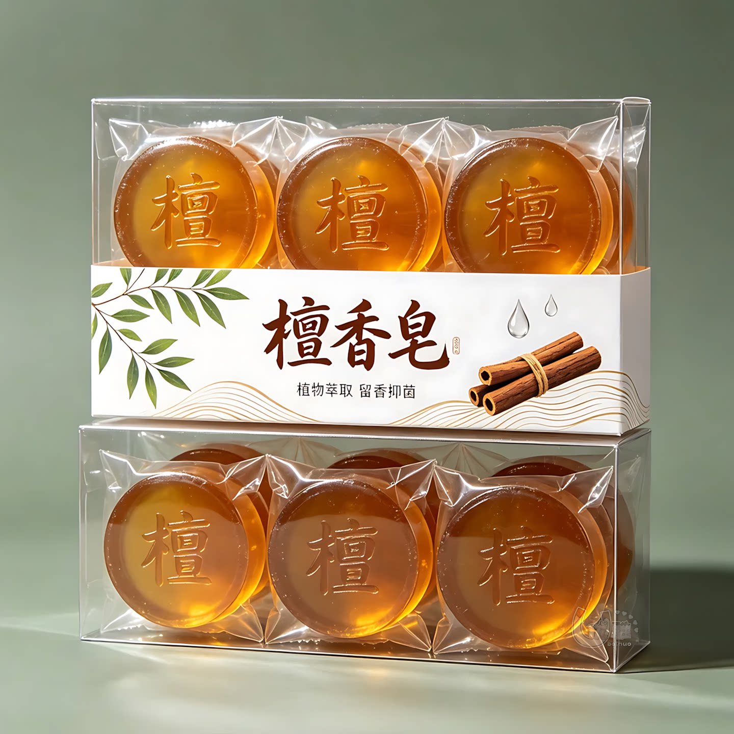 檀香皂经典持久留香沐浴洁面香皂