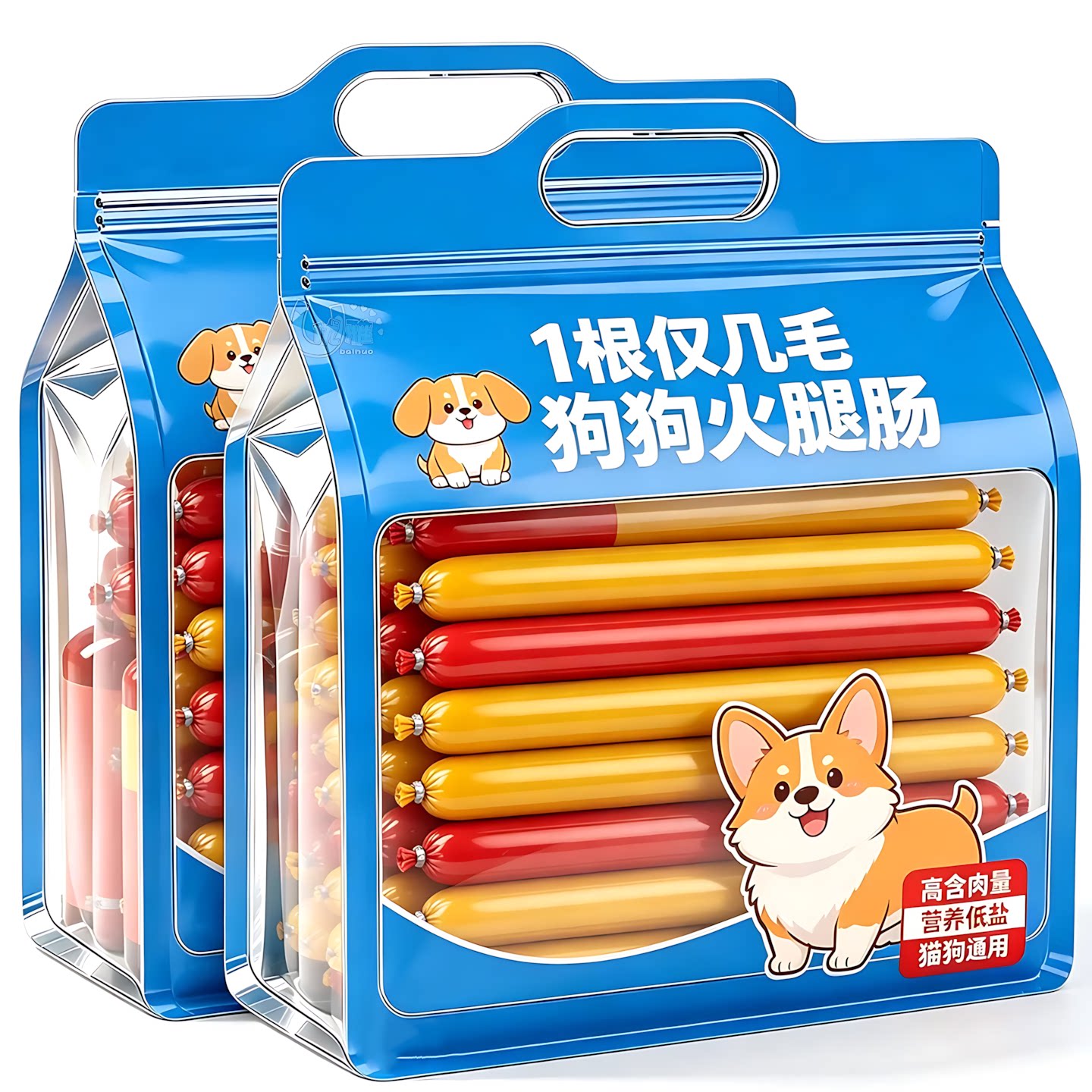 狗狗火腿肠肉香浓郁狗狗互动奖励