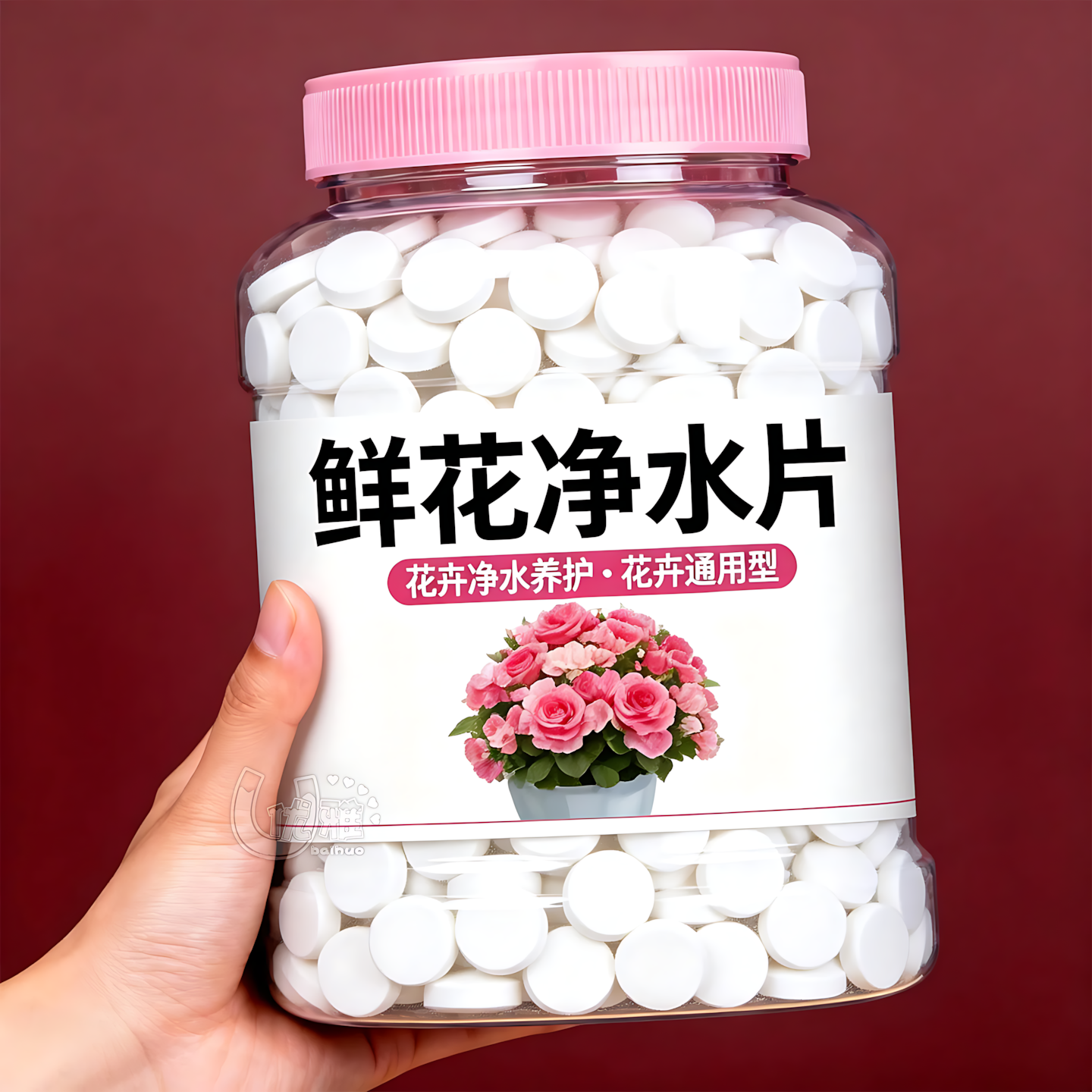 净水片除味防茎烂花瓶水质透亮