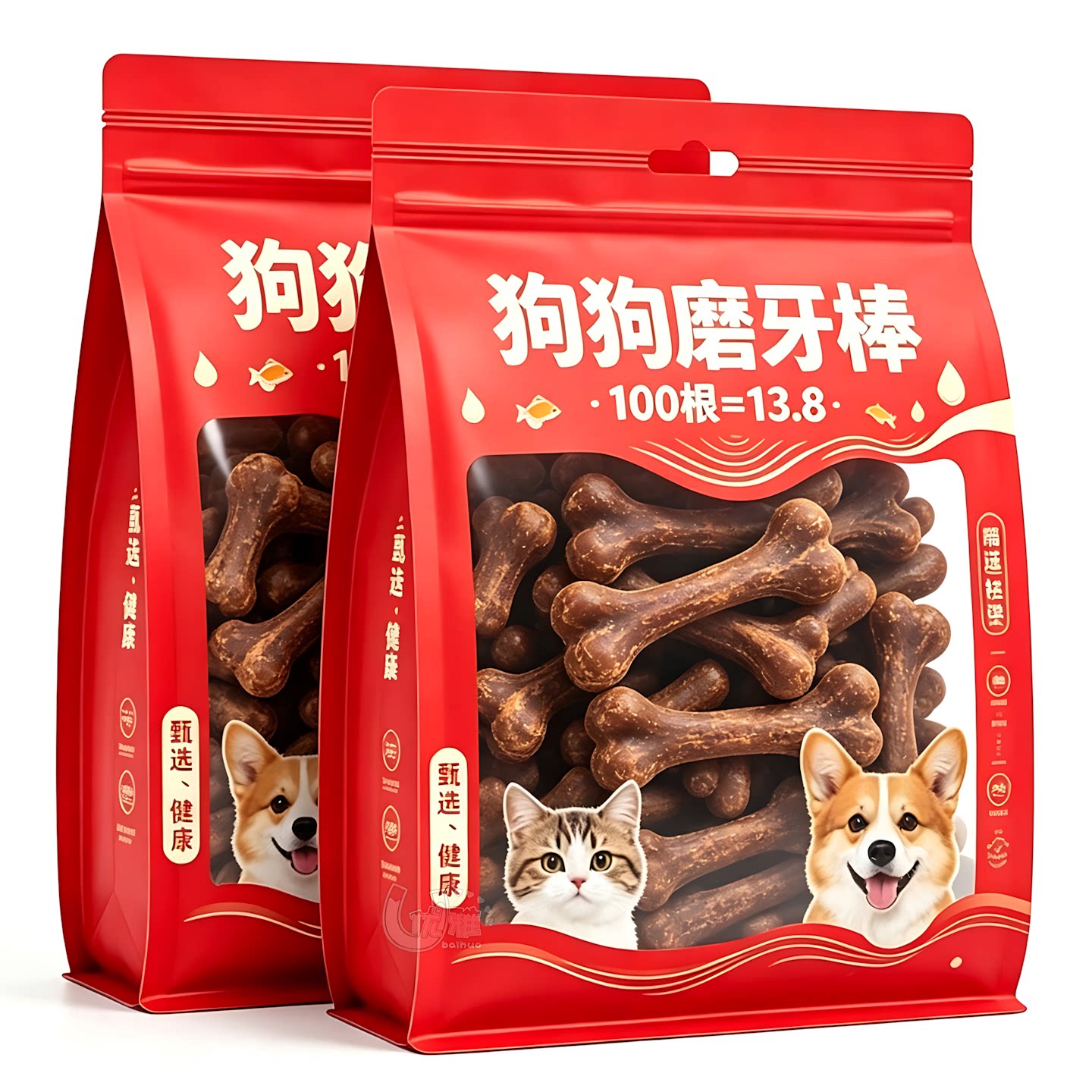 狗狗磨牙棒小中型犬通用磨牙零食
