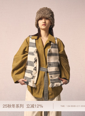 REFUSE CLUB 2025早秋新款咖色流浪短风衣经典百搭外套短上衣