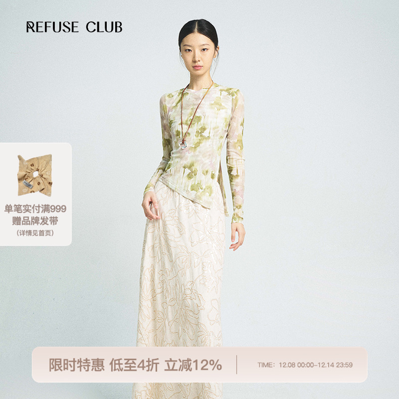 REFUSECLUB网纱长袖