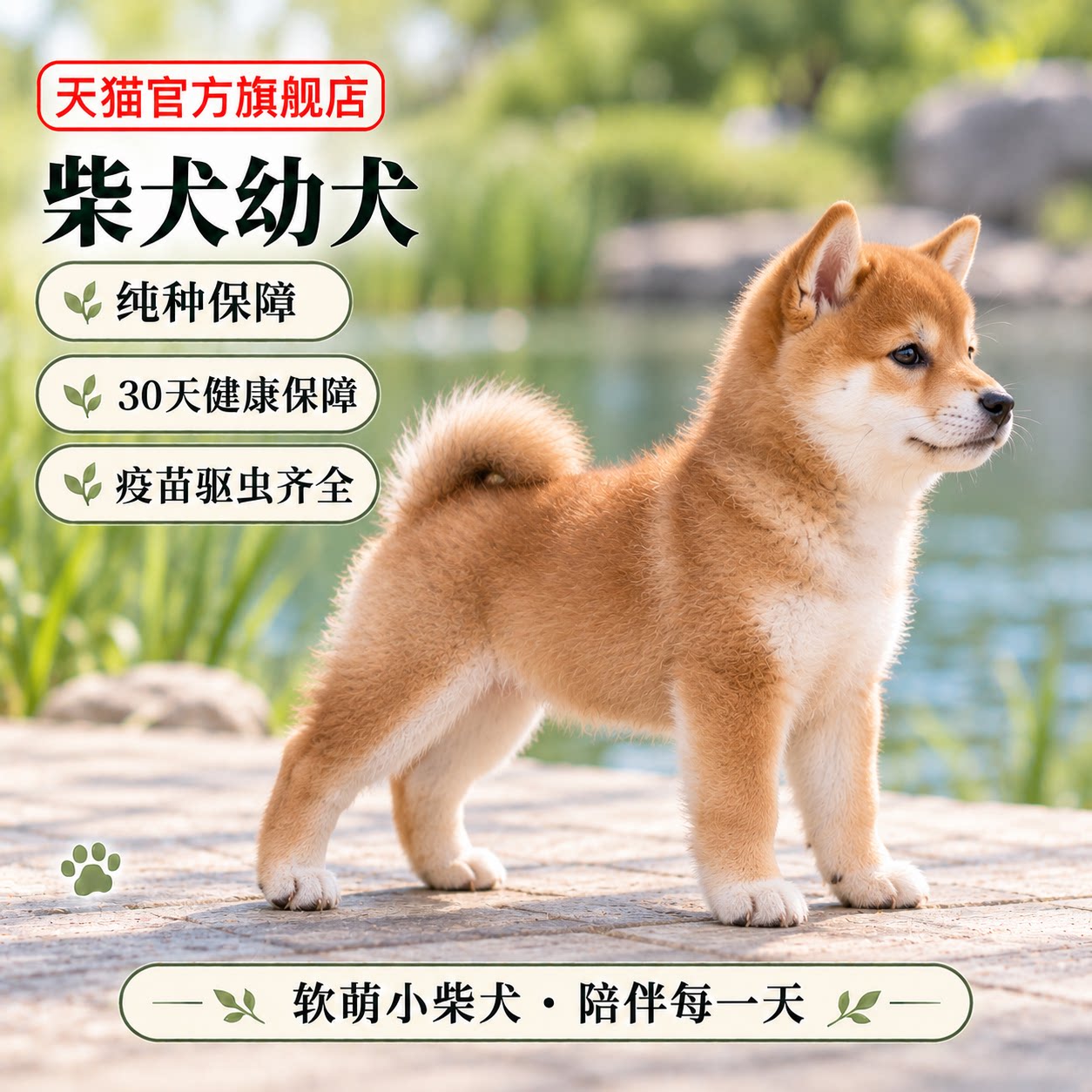 小狗崽可爱帅气小型犬狗看家超萌