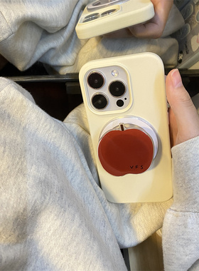 LYBH 小众ins夏日简约磁吸苹果支架适用iPhone14ProMax新款14液态硅胶15手机壳13pro苹果13/12全包11防摔保护