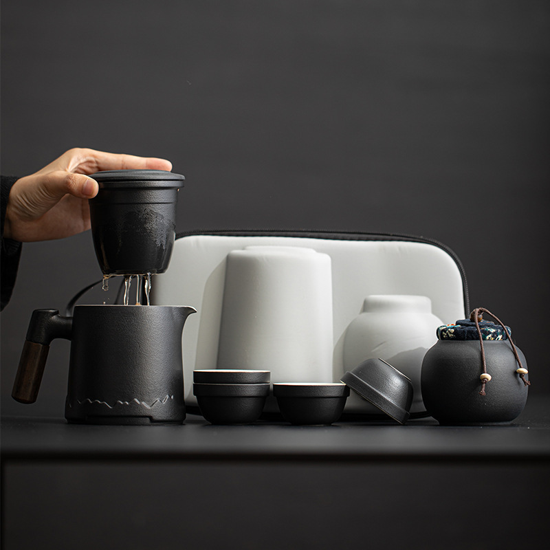 旅行茶具小套装户外露营泡茶壶喝