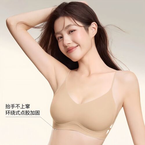 【买一送一】纯色软糯舒适透气内衣女小胸聚拢软支撑文胸美背058