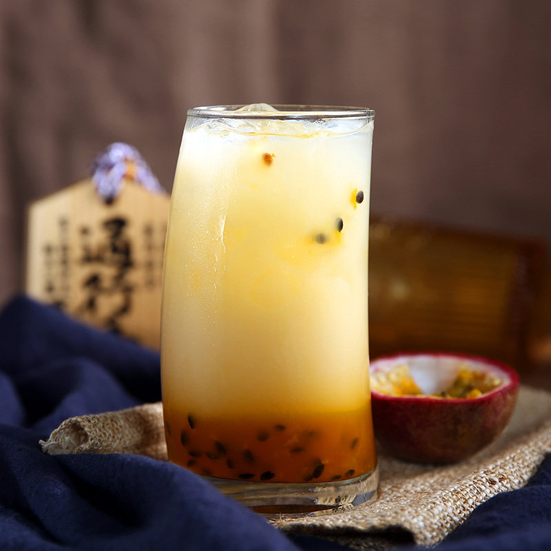 百香果茶浆1kg 蜂蜜果肉茶酱茶浆花果柠檬草莓酱西番莲鸡蛋果