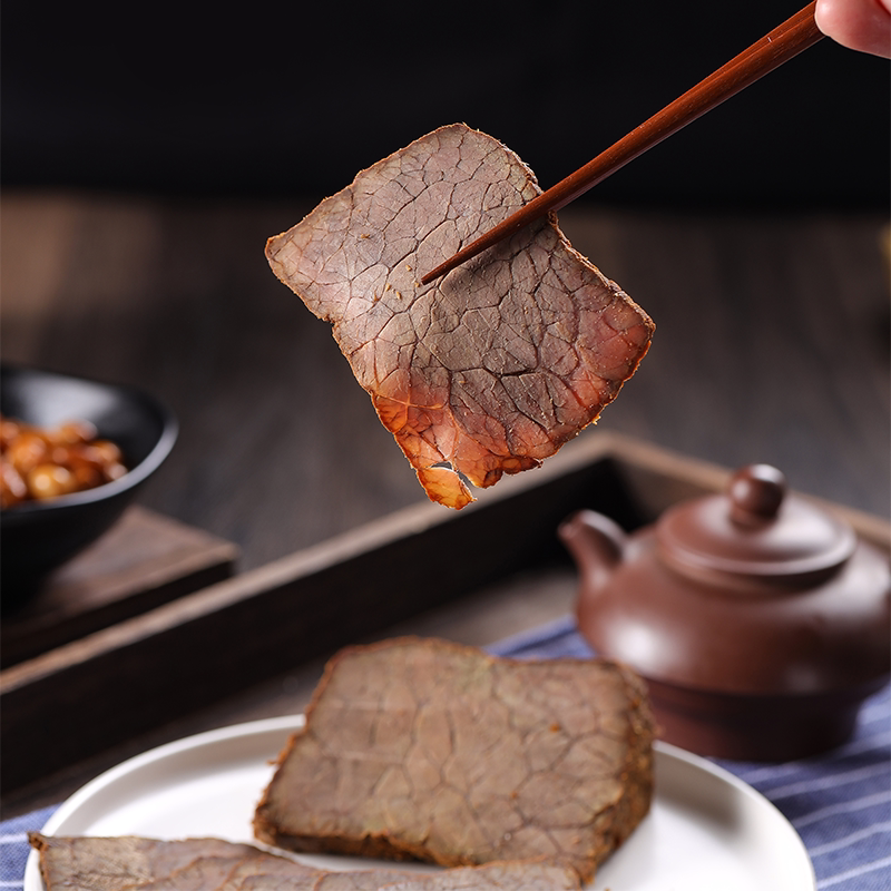 即食真空熟牛肉片酱卤五香味牛肉面卷饼煲粥炒菜健身代餐寿司饭团