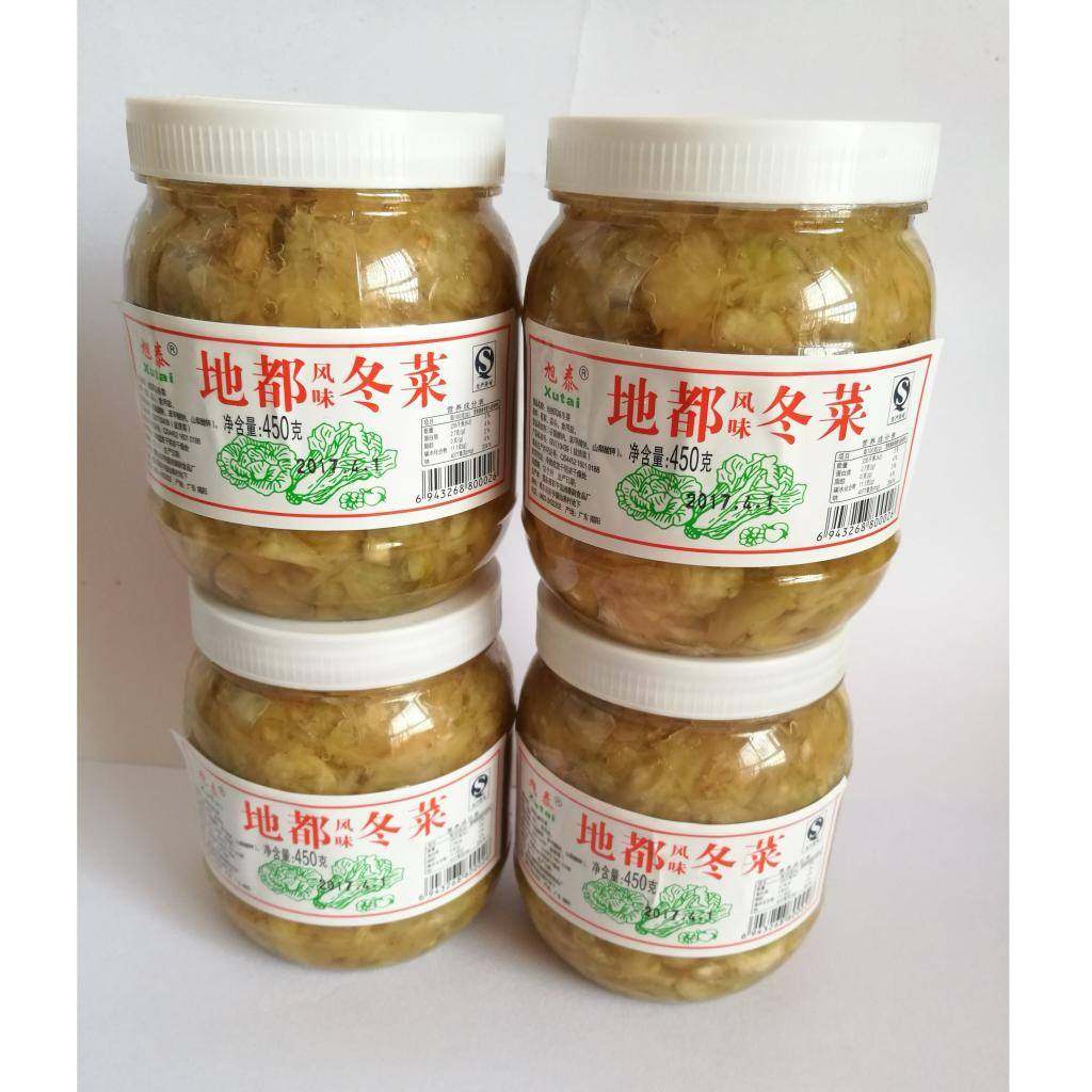 新货 潮汕特产旭泰冬菜 地都冬菜 450g 冬菜 砂锅粥调味