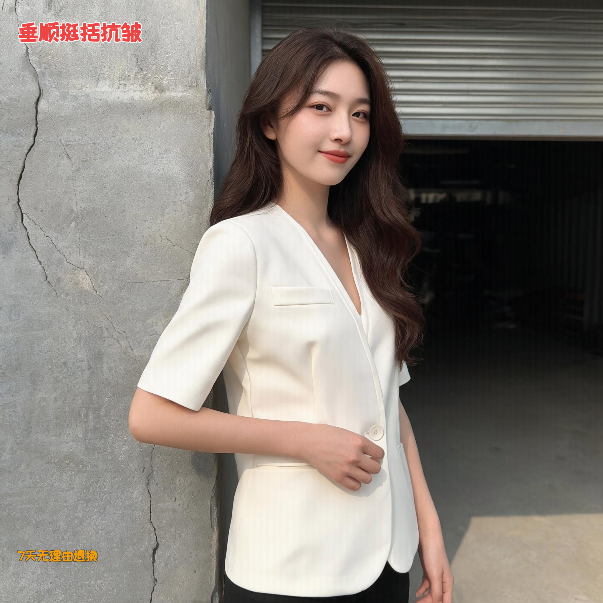 春夏新款西服外套休闲百搭外套女气质薄款西服夏季宽松春秋夏2026