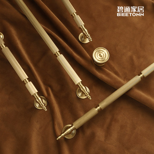 把手碧通黄铜抽屉橱柜美式