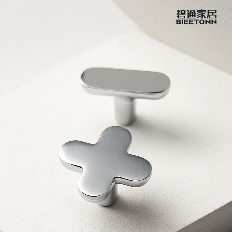 碧通单孔黄铜抽屉柜门简约