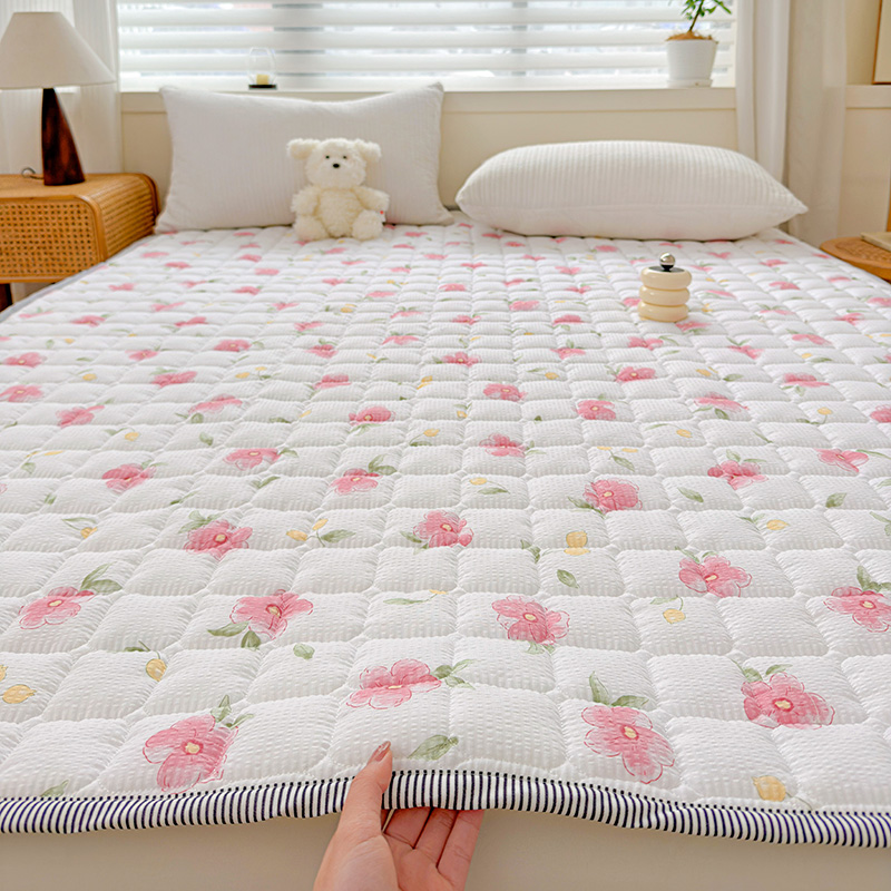 亲肤泡泡纱褥子床垫垫褥家用防滑