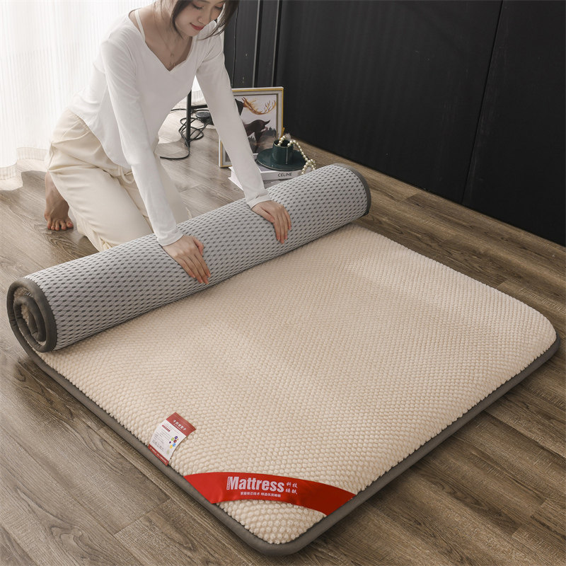 秋冬季牛奶绒床垫软垫加厚卧室家用榻榻米垫子加绒珊瑚法兰绒褥子,床上用品,床垫/床褥/床护垫/榻榻米床垫,淘宝优惠券,粉丝福利购,淘宝优惠卷