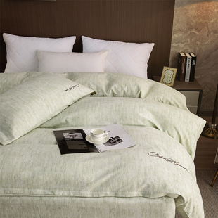 棉天丝被套单件200x230cm被罩秋冬加厚磨毛被单220x240cm四件套3