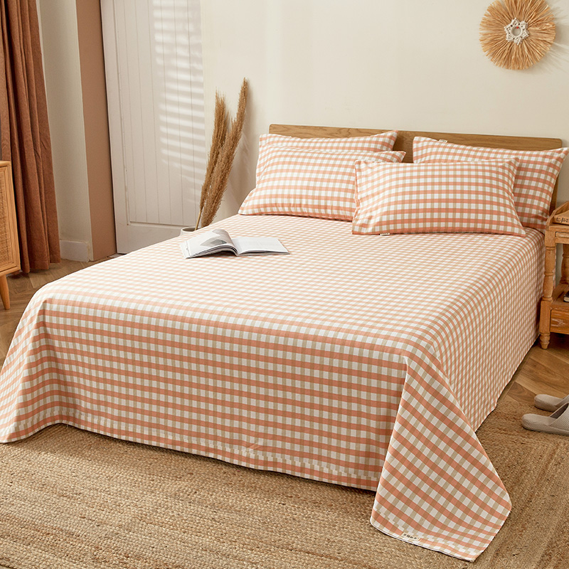 老粗布裸睡亲肤床单凉席新品促销