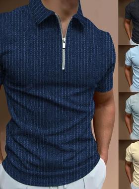 2022 Spring Streetwear Men Fashion Long Sleeve Polo Shirts C