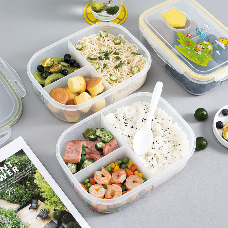 pp食品级可微波炉加热饭盒图片