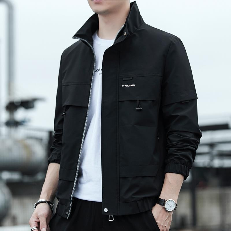 夹克外套男士春秋季2024新款潮流