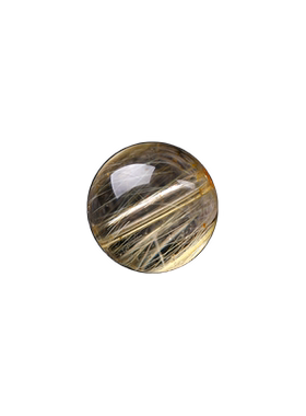 7A天然金发晶黄水晶散珠子手串