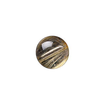 7A天然金发晶黄水晶散珠子手串
