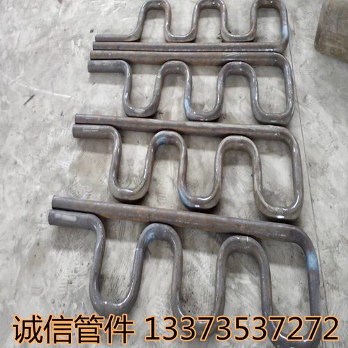 碳钢90度弯管直角炜制加长盘管盘圆180度U形厚壁焊接无缝弯头弯管