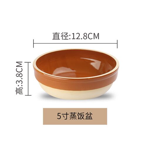 陶瓷蒸笼钵仔砂锅碗蒸饭碗土粗碗老式土碗蒸蛋蒸菜蒸肉碗炖盅瓦罐