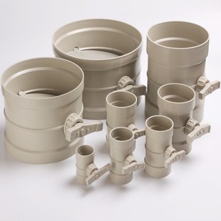 PP风阀 PP手动风阀 塑料手动风阀实验室风量调节阀PP蝶阀厂家直销