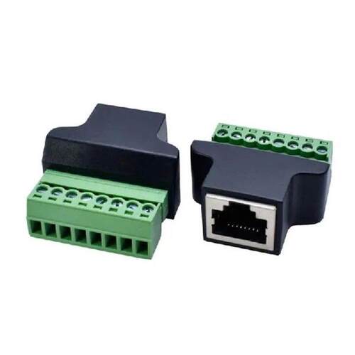 New High Quality RJ45 To Screw Terminal Adaptor RJ45