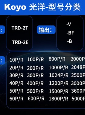 全新现货TRD-2E360B光洋同款旋转编码器360线外径40mm实心轴6mm