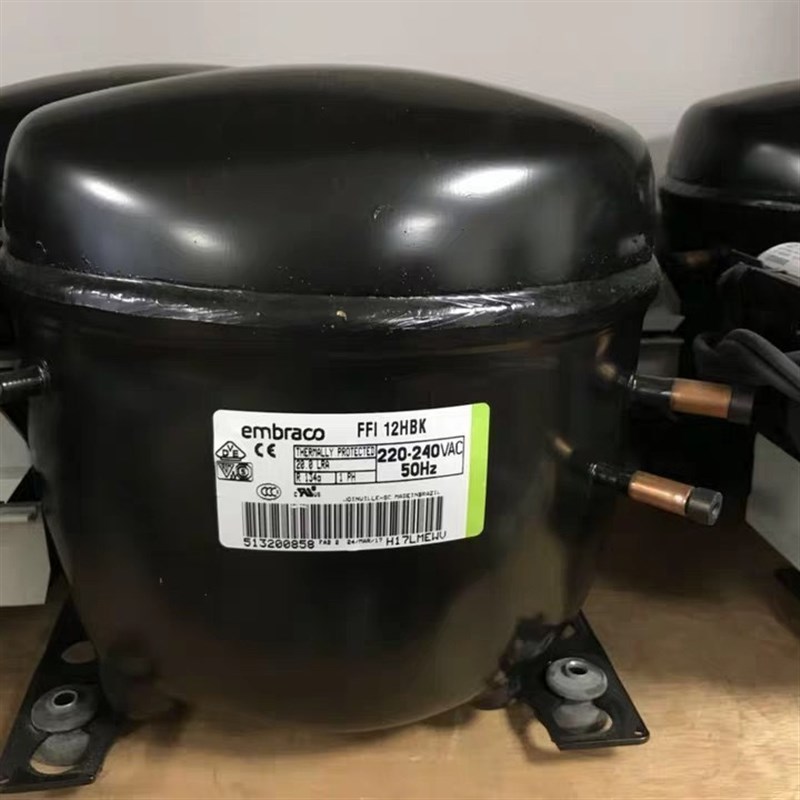 原装进口embraco恩布拉科FFI1B2HBK 冷柜冰箱展示柜R134a压缩机