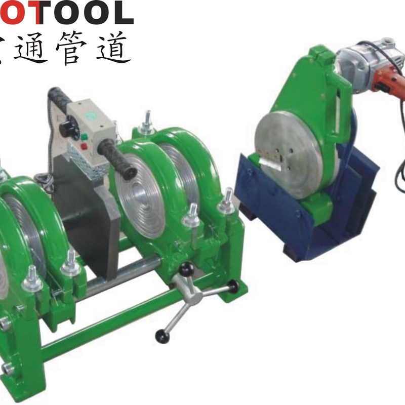 宏通PE管热熔机对接焊机4环手动160/200/250自来V水电力化工管施