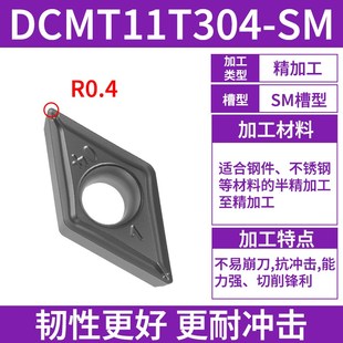 不锈钢专用数控刀片伊斯卡槽型WNMG080408-TF/CCMT060204-SM