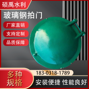 拍门防倒灌PEPP拍门塑料玻璃钢拍门浮箱拍门钢制铸铁不锈钢拍门
