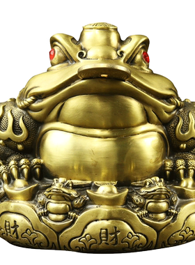 收银台纯铜乔迁中式风开业礼品