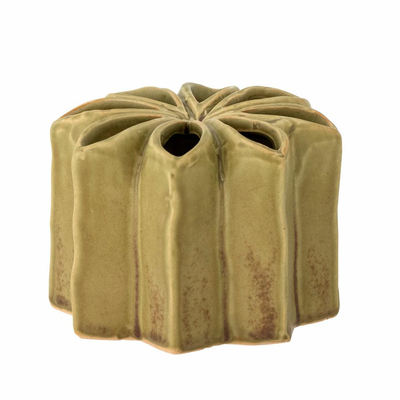 FQR LIVING丹麦Bloomingville Aleena陶器创意花卉一朵花形状花瓶